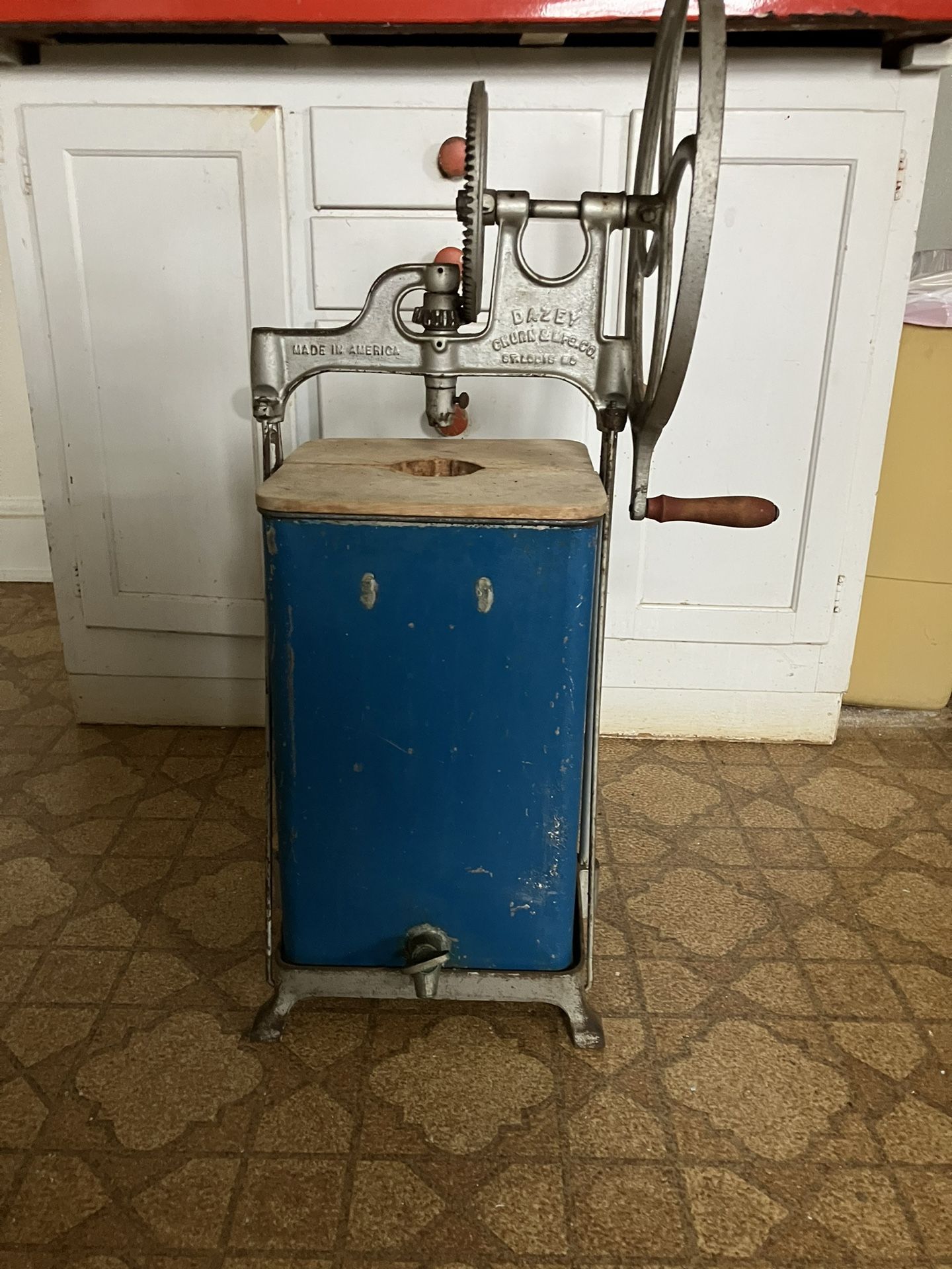 Antique Dazey butter Churn