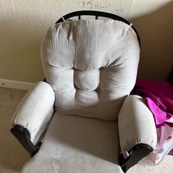 Baby nursery Glider Chair With ottoman
