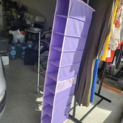 10 cube shoe rack
H 45"