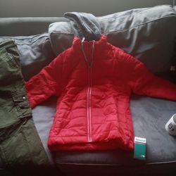 Hoody Jacket And Mens Green Pants New