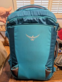 Osprey Porter 46 Travel Backpack, Mineral Teal