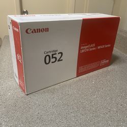 New Genuine Canon CRG 052 K Black Toner Cartridge - Black 