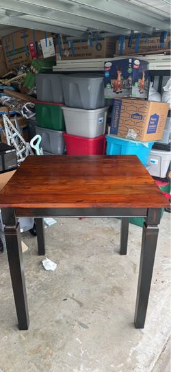 Wooden Pub Height Dining Table