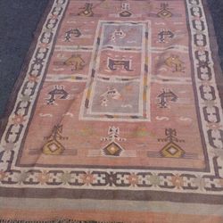 New Zealand Turkish Indian Rug Wool And Jute Handmade