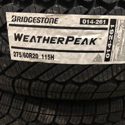 Brand New Tires (1) Bridgestone Weatherpeak (275/60R20) (Single) ($179)
