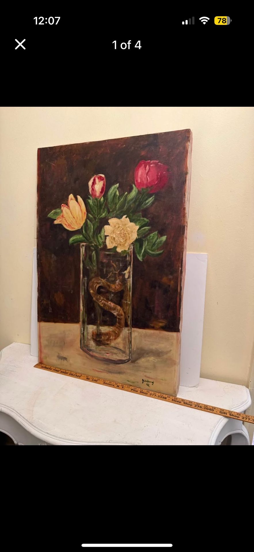 Large Vintage Painting