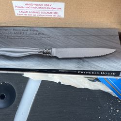 4 Stainless Steel Steak Knives Princess House