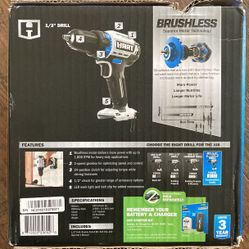 **Brand New** HART Brushless 1/2-inch Drill/Driver (Battery not Included)