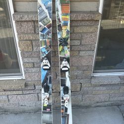 Line Sir Francis Bacon Skis + Boots – Used, Good Condition