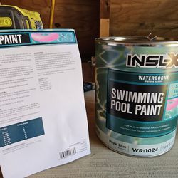 Unopened Gallon Swimming Pool Paint - INSL-X