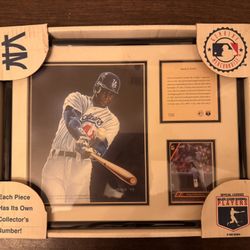 Vintage Darryl Strawberry Dodgers Framed Lithograph - Kelly Russell Studios