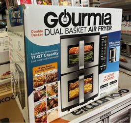 Gourmia 11-Quart Double Decker Air Fryer