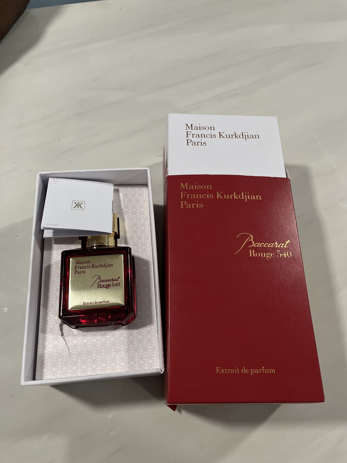 Maison Francis Kurkdjian Paris Baccarat Rouge 540