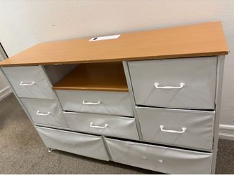 Shelf with outlet