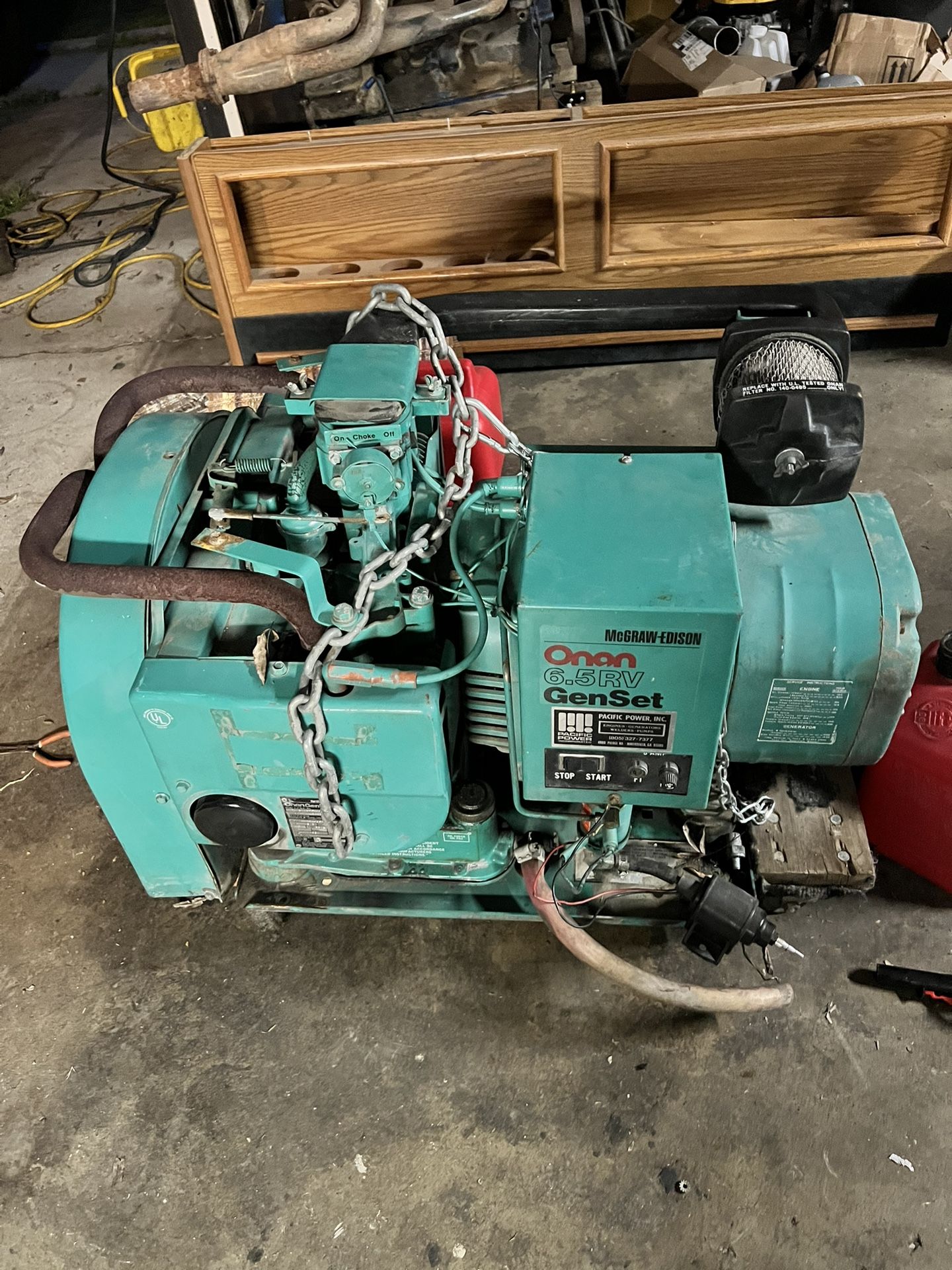 Onan Generator 6.5 Out Of Class A