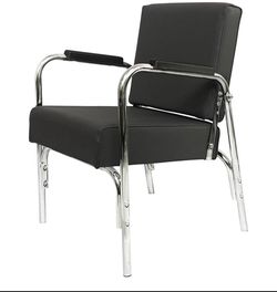 Chromium 'Ella' Professional Auto Recline Shampoo Chair [5028] by PureSana, Premium Vinyl Material, High Density Foam Cushions and Durable Steel Const