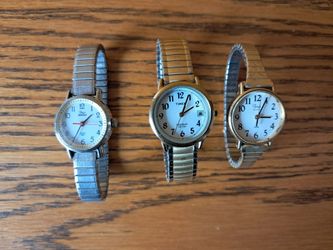 3 Timex Indiglo Watches