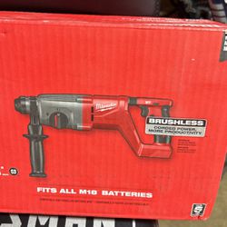 Milwaukee M18 Brushless 1” SDS Plus D-Handle Rotary Hammer Tool Only 