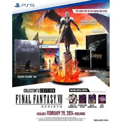 Final Fantasy VII Rebirth Collector's Edition - full set, new in box