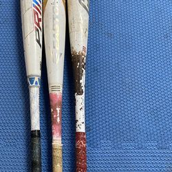 Drop 3 Baseball Bats 
