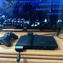 PS2 Slim Console (Japanese) + 14 Games 