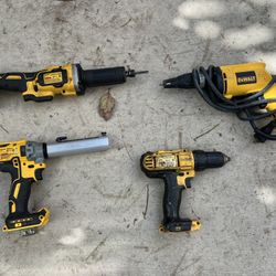Dewalt tools cable. Stripper / drywall grinder / drill / and drywall gun asking $300 for everything