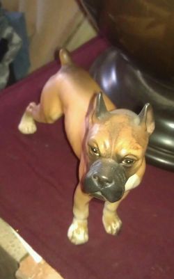 Boxer Dog Figurine