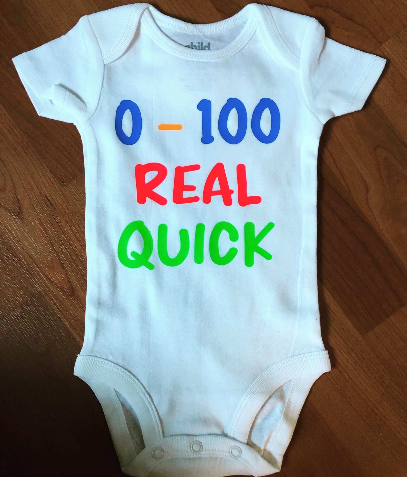 Custom onesie NEW 0/3mo
