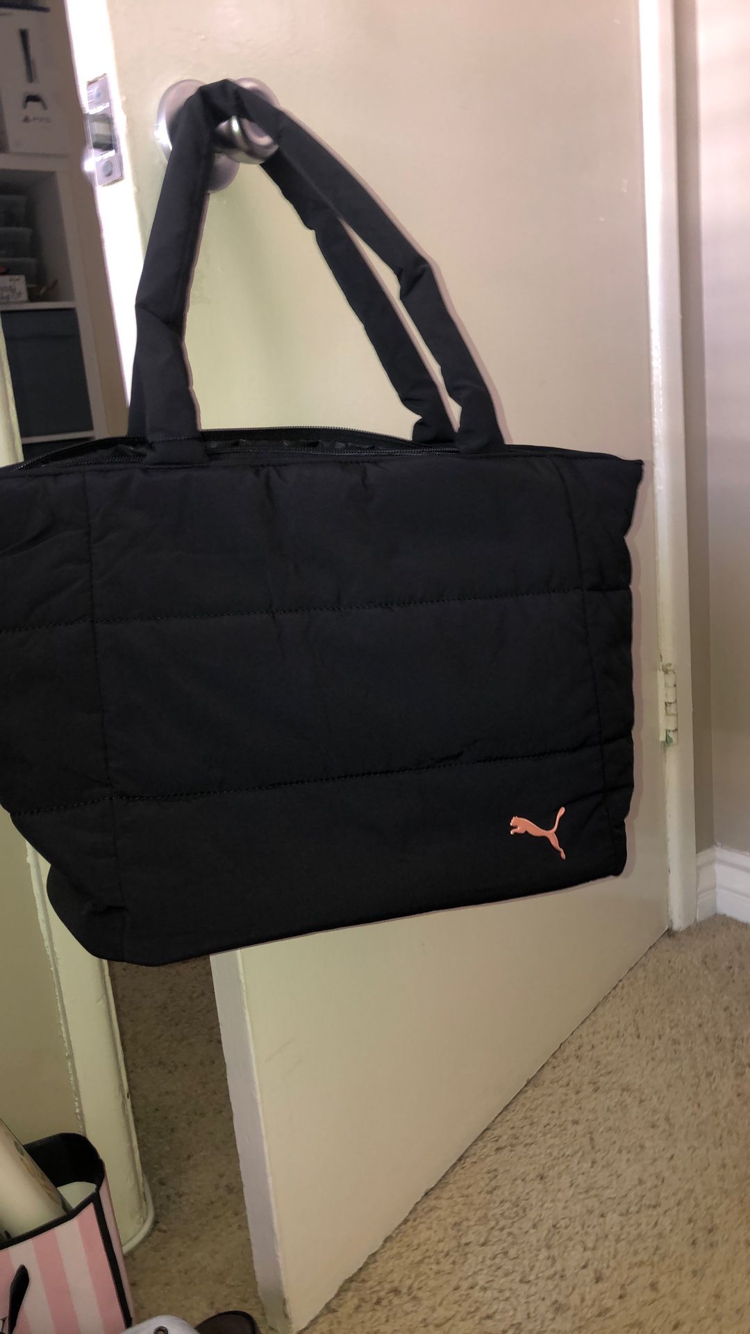 Puma Black Tote Bag