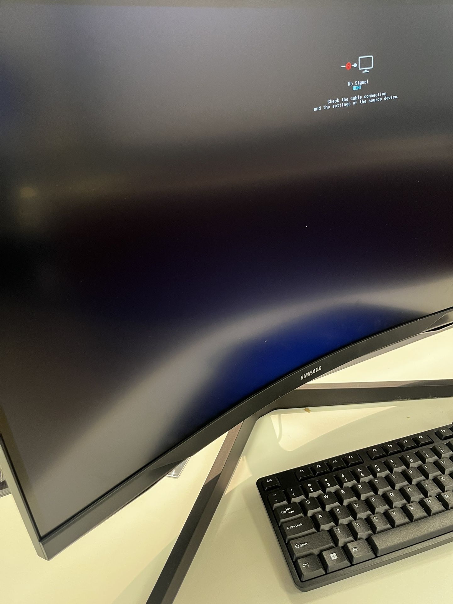 42 TV And 27 curved Monitor