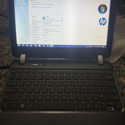 HP (Hewlett-Packard) laptop computer.