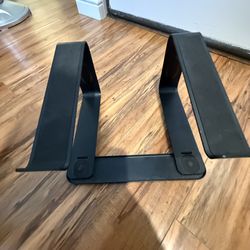 Metal Laptop Stand - 2 Slots (black)