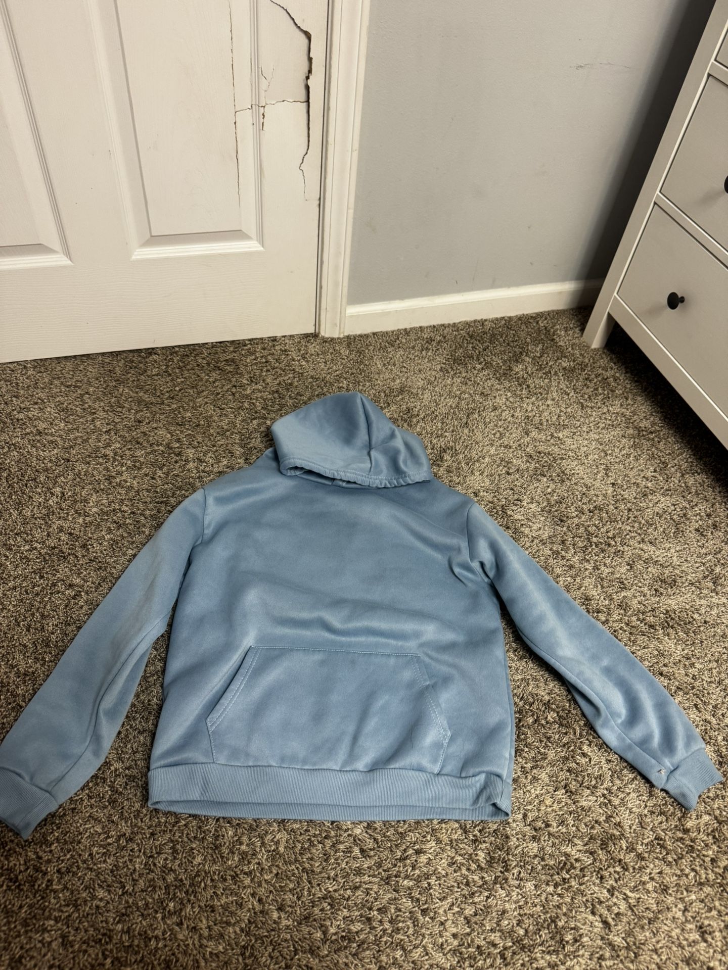 Light Blue Hoodie Size M
