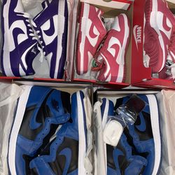 Jordan 1’s , Nike Dunks  