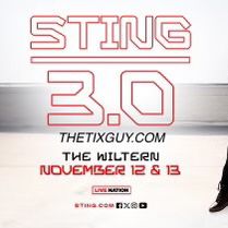 Sting Wiltern Tickets November Shows 