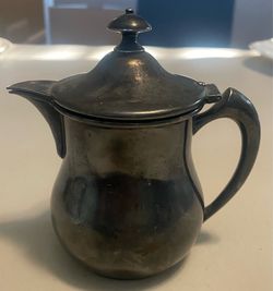 VINTAGE NICKEL SILVER CREAMER