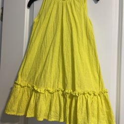 Jane And Jack Yellow Girls Dress Size 6 