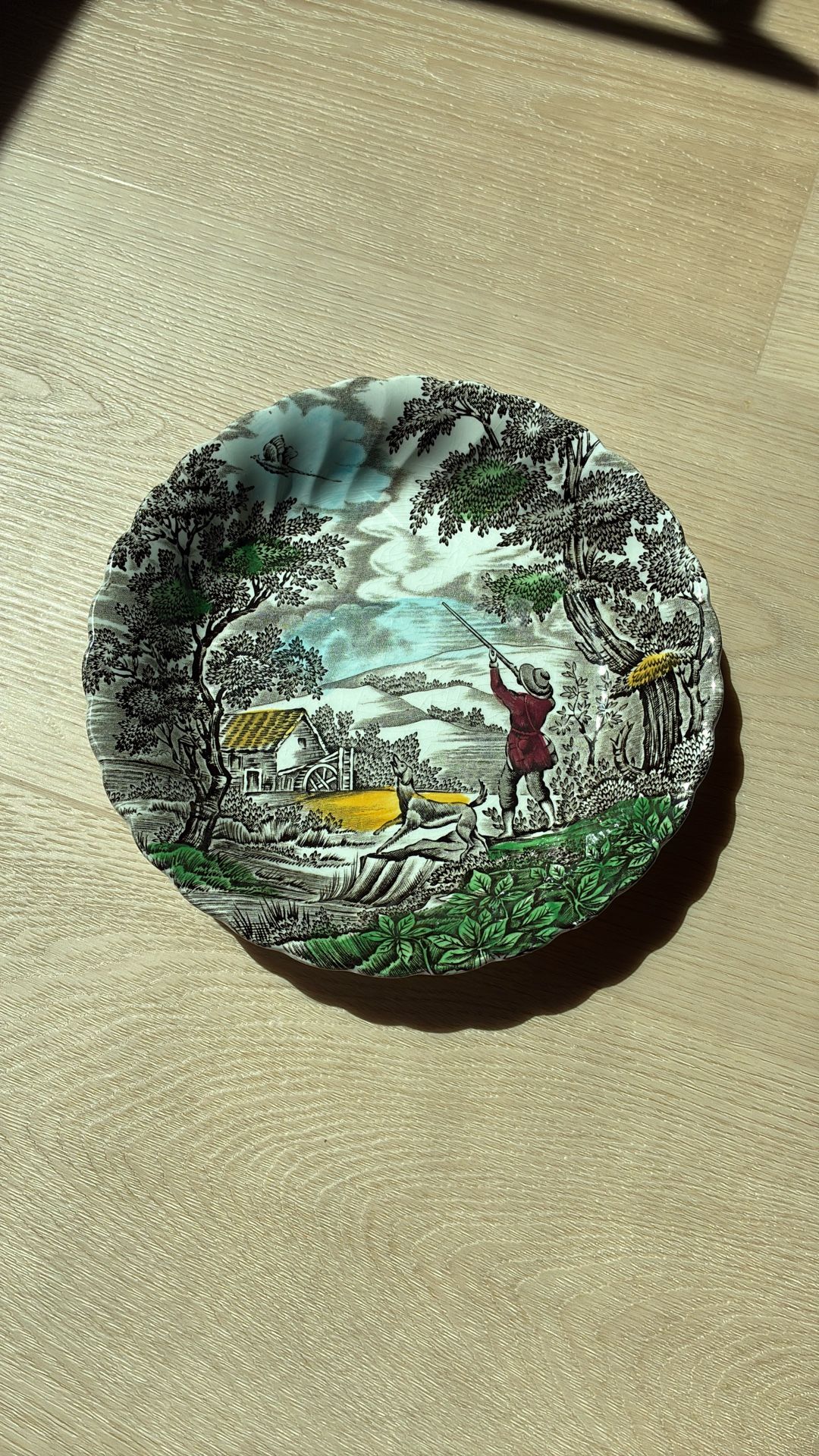 Cute Vintage Plate Set Of four.