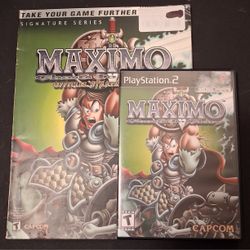 Maximo Ghosts To Glory PS2 Video Game & Strategy Guide