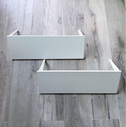 White Shelves for Mounting (Set of 2)
