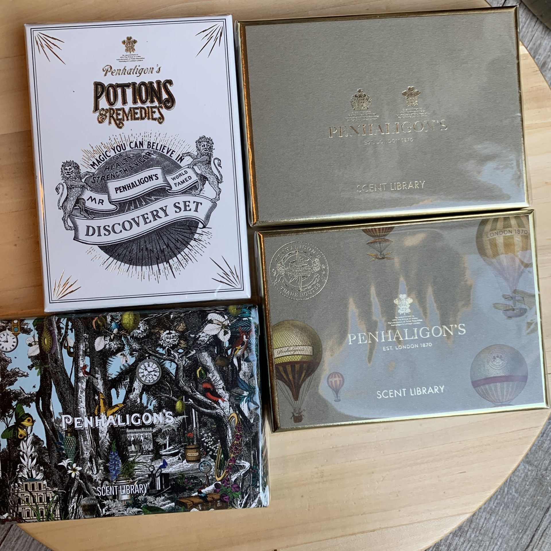 Brand New Sealed Penhaligon’s Fragrance Gift Sets Portraits Potions & Remedies Bestseller And Trade Routes 