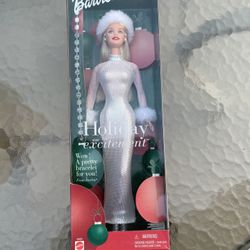 holiday excitment barbie