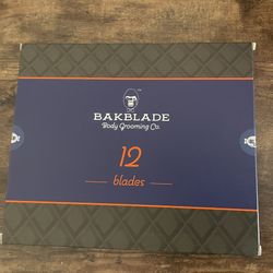 baKblade 2.0 Back Hair and Body Shaver Refill Cartridges for 2.0 and 2.0 Elite Shavers 12pk