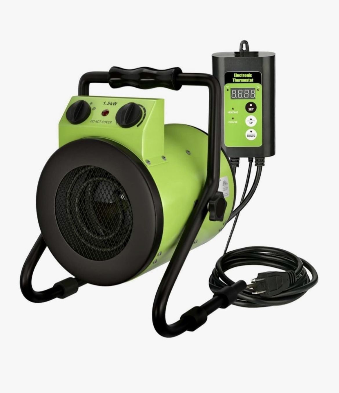 Gardtech Greenhouse Heater with Digital Thermostat, 1500W Portable Outdoor Heater with Overheat Protection, Grow Tent Heaters 🆕✅ •Retails $129.99