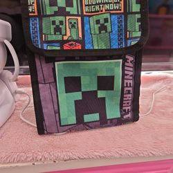 Minecraft Lonch Bag $5