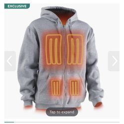 New in box, The Men's Heated Hoodie, size L
