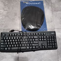 Keyboard And Mouse Pad