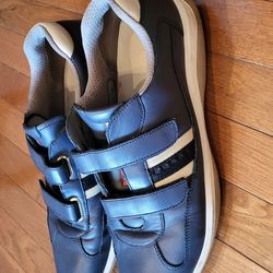 Prada Eagle Blu AP Men's Size 12 Sneakers (4P1831)