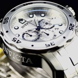 Invicta Watches For Men 50mm Silver Two Tone Limited Edition Brand New