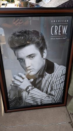 Framed Elvis Picture 29x41